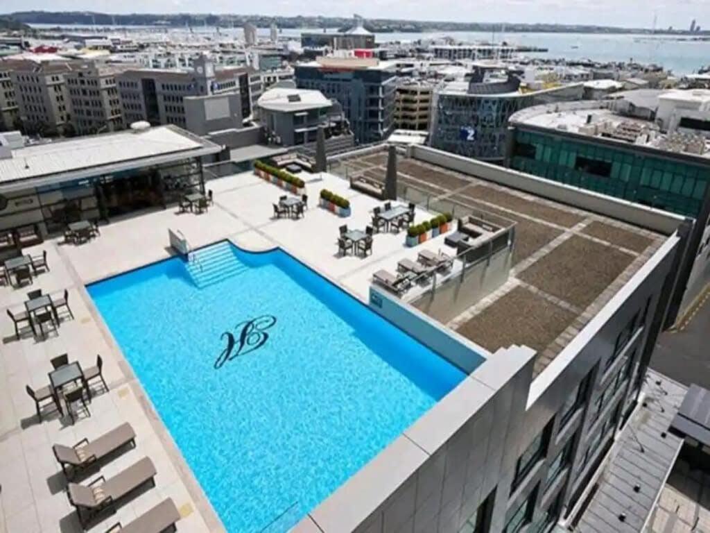 Lovely Bright Apartment With Balcony Pool And Gym Auckland Buitenkant foto